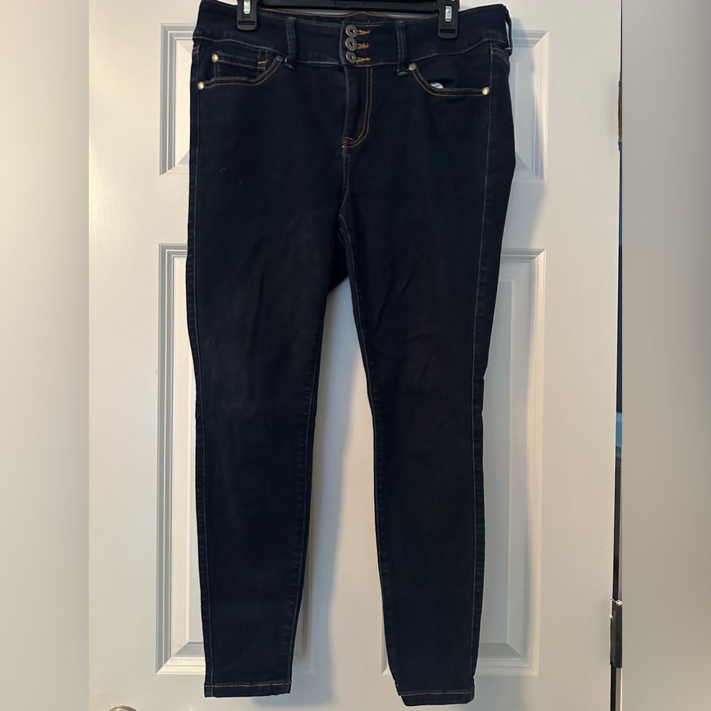 Torrid Dark Blue Skinny Jeans